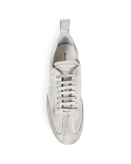 Ann Demeulemeester White Siru Low-Top Boxing Sneakers