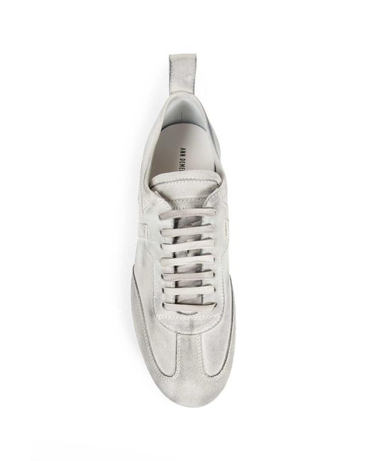Ann Demeulemeester White Siru Low-top Boxing Sneakers
