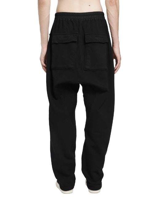 Rick Owens Black Tower Classic Cargo Drawstring for men