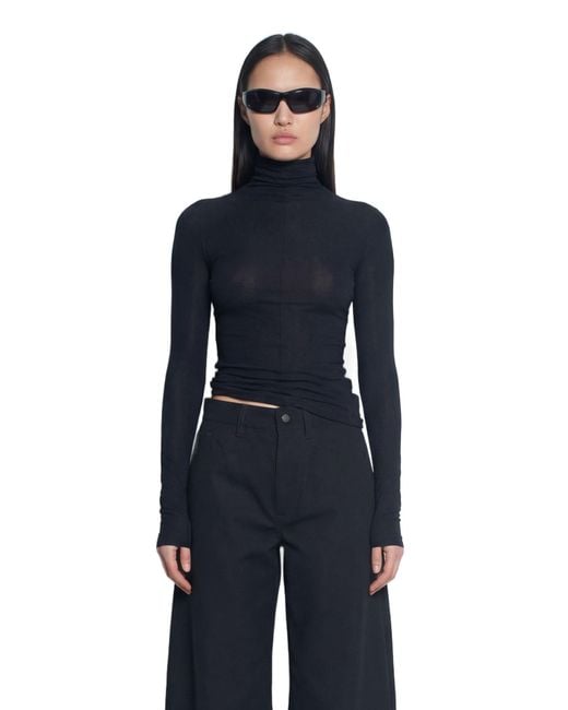 NVL-GARDE Blue Super High Neck L/Top