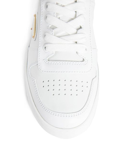 Prada White Downtown Sneakers