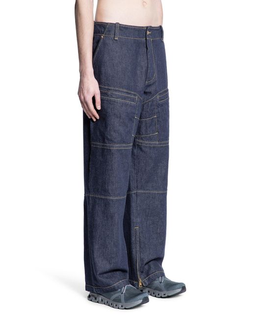 Moncler Genius Blue Mercedes-Benz By Nigo Collaboration Workwear Jeans for men