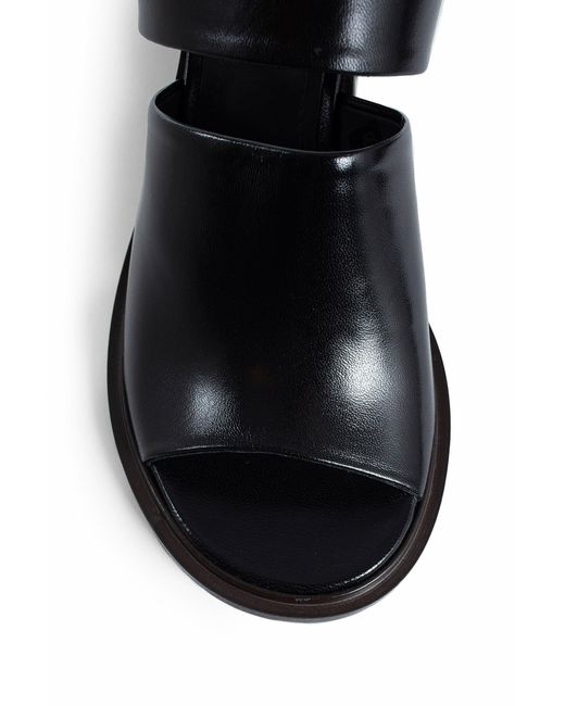 Lemaire Black Sandals