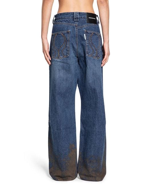 JORDANLUCA Blue Insignia Jeans for men