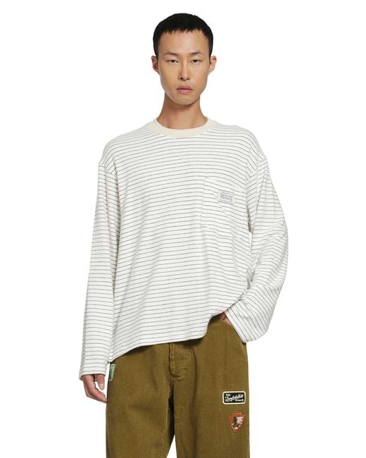 Song For The Mute White Crewneck Pullover for men
