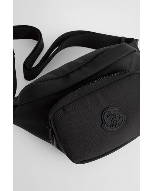 Moncler Black Fanny Packs for men