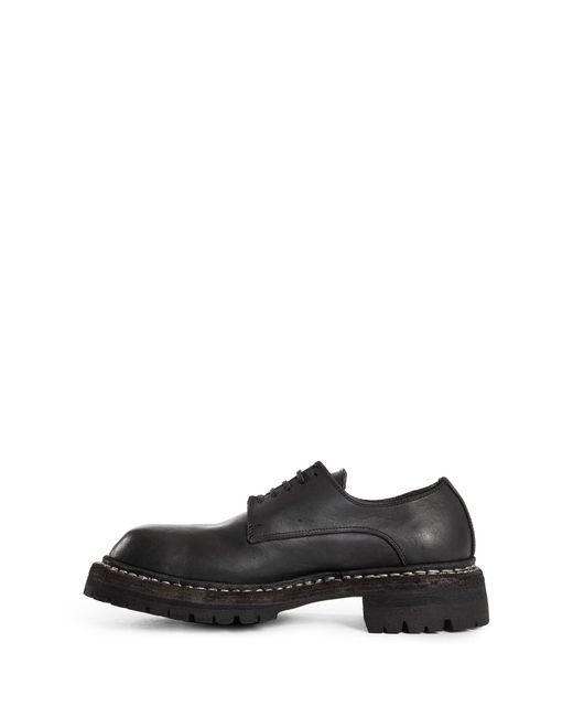 Guidi Black Lace-Ups