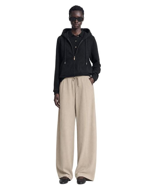 Max Mara Natural Technical Jersey Barrel Leg Trousers