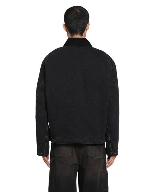 Carhartt Black Og Detroit Jacket for men