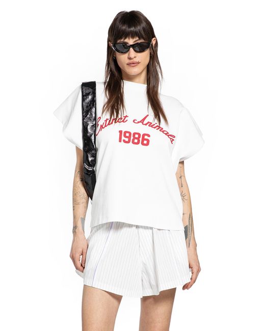 Ssheena White Sheena Extinct Animals T-Shirt