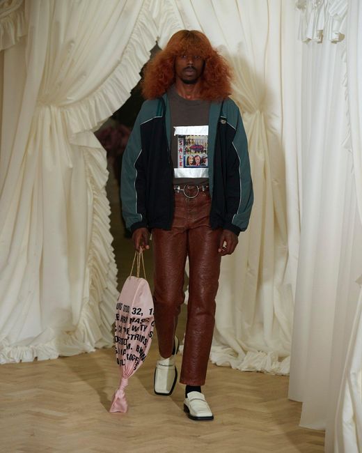 Martine Rose Brown S/S Oversized T-Shirt for men