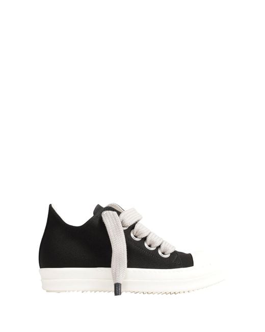 Rick Owens Black Tower Jumbolace Low Sneaks for men
