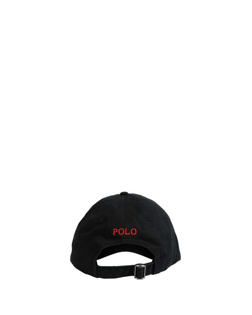 Polo Ralph Lauren Black Pony Twill Sports Cap for men