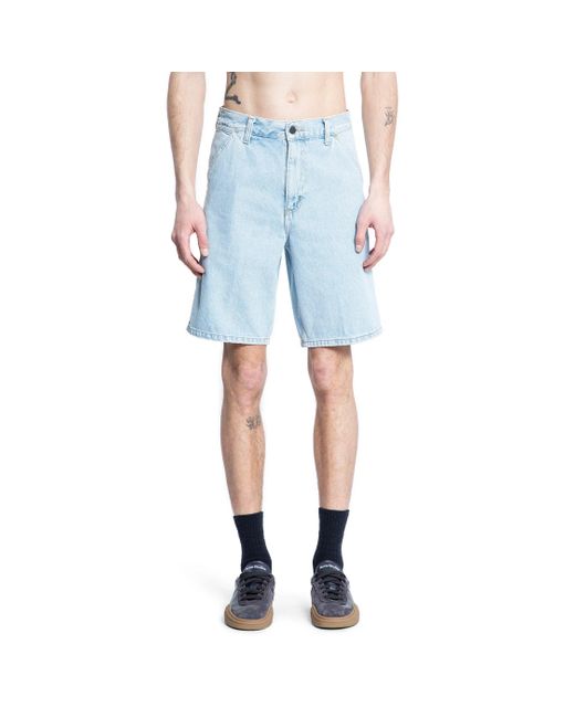 Carhartt Blue Single Knee Shorts for men