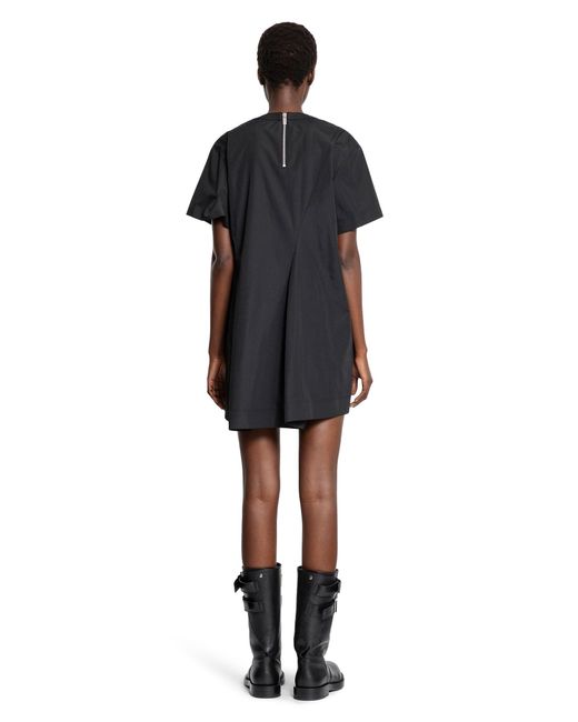 Sacai Black Where The Wild Things Are Poplin Dress