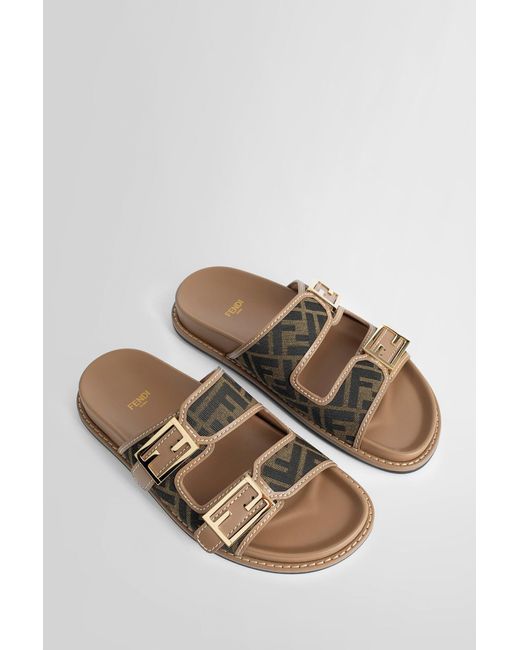 Fendi Brown Sandals
