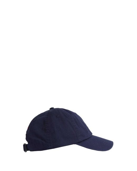 Polo Ralph Lauren Blue Pony Twill Sports Cap for men