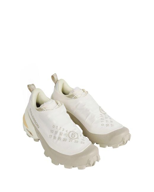 MM6 by Maison Margiela White X Salomon Cross Dust Sneakers