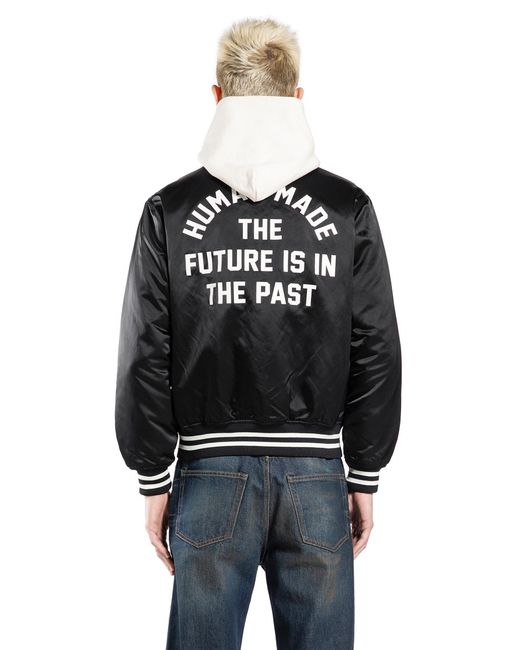 Human Made Black Nylon Stadium Jacket for men