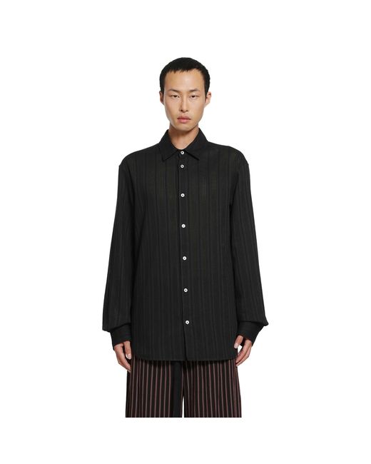 Ann Demeulemeester Black Andre Classic Shirt for men