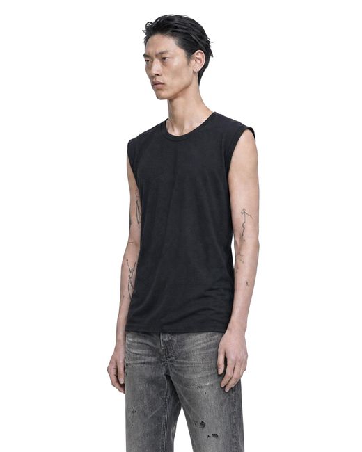 James Perse Black La Muscle Tank for men