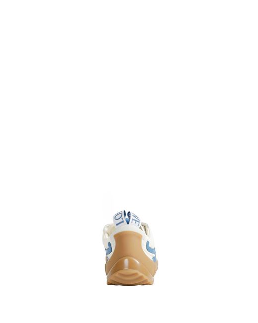 Loewe Blue Grip Nylon And Suede Sneakers