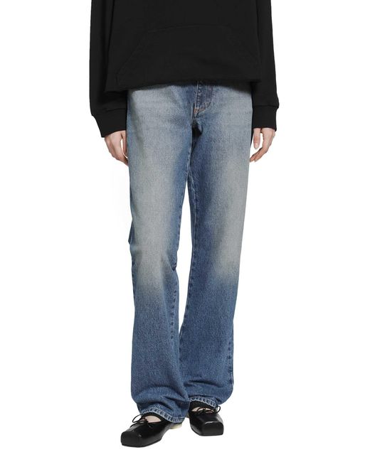 MM6 by Maison Margiela Blue Straight Leg Jeans