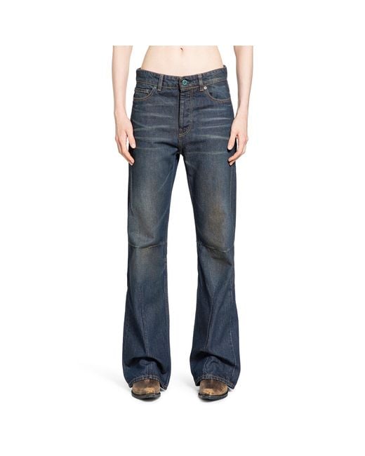 Our Legacy Blue Moto Cut Jeans