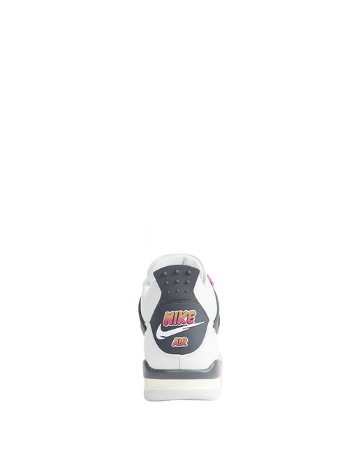 Nike White Air Jordan 4 Retro Comic Sneakers for men