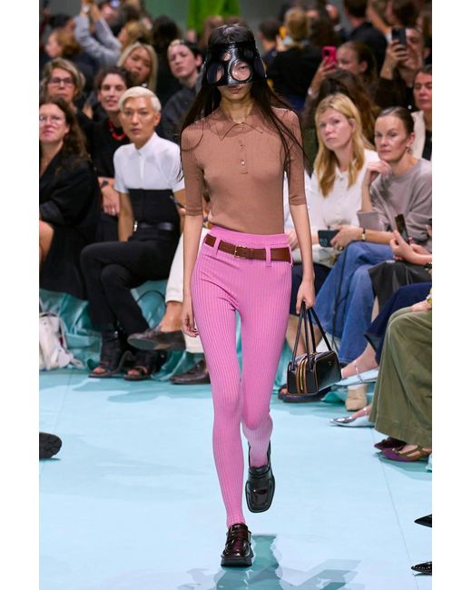 Prada Pink Cotton Stockings
