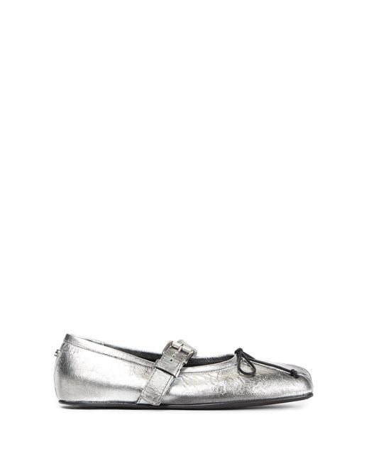 Ann Demeulemeester White Zoey Ballerinas