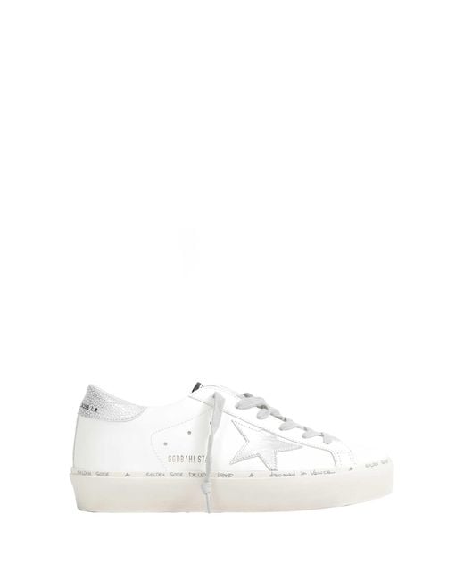 Golden Goose Deluxe Brand White Hi Star Sneakers