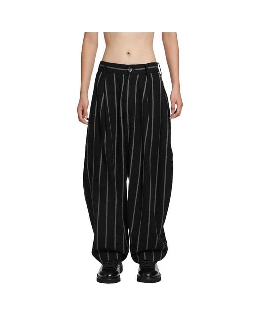 Uma Wang Black Patina Pants for men