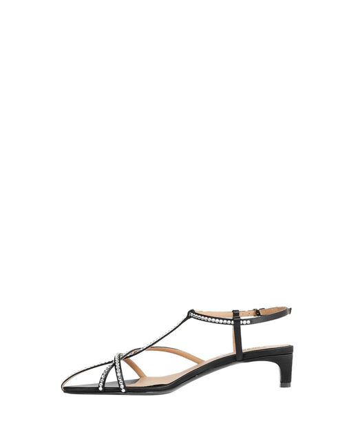 Jil Sander Black Cage Low-Heel Sandals