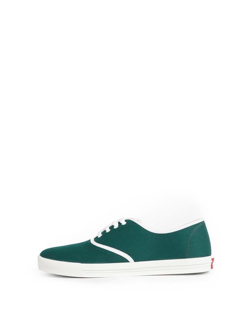 Prada Green Drill Sneakers for men