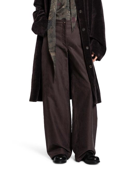Ziggy Chen Brown Straight Leg Trousers