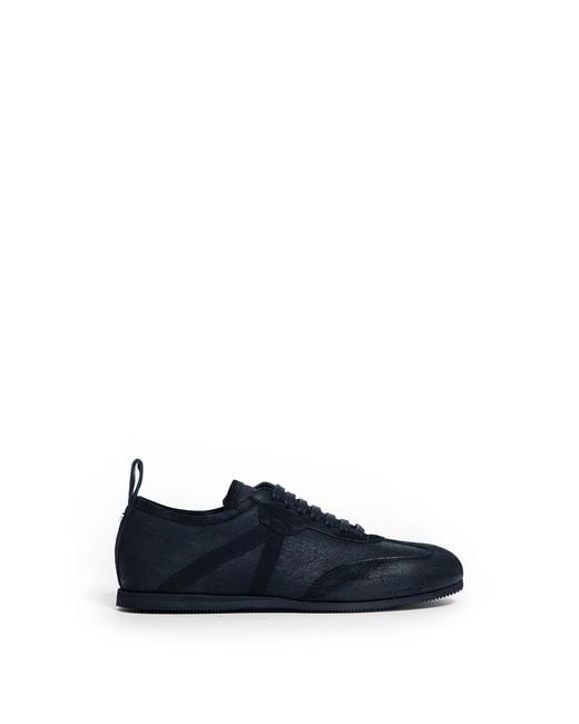 Ann Demeulemeester Blue Siru Soft Low-Top Boxing Sneakers for men