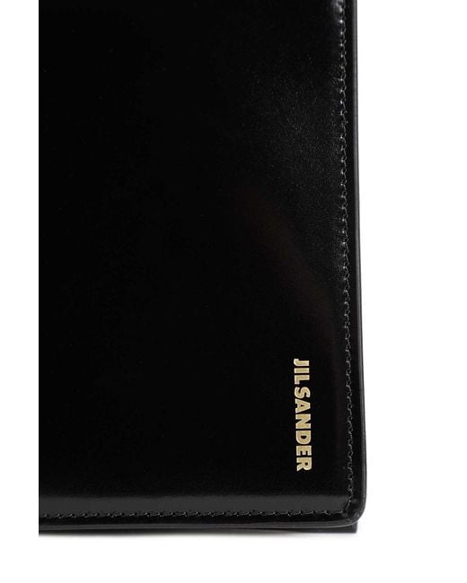 Jil Sander Black File Medium Bag