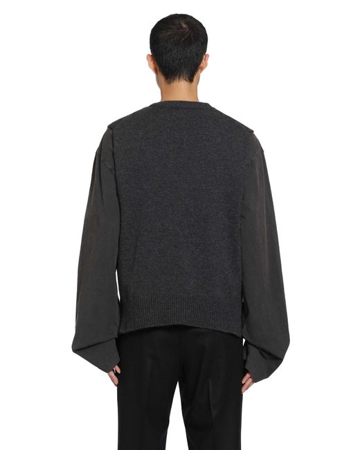 SALON C. LUNDMAN Black Zip Gilet for men