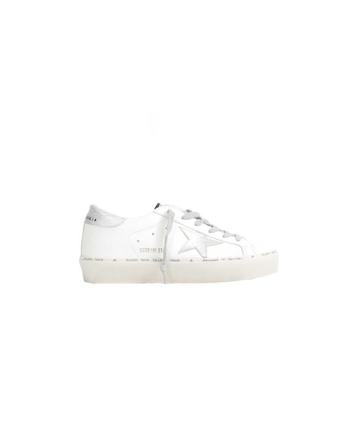 Golden Goose Deluxe Brand White Hi Star Sneakers