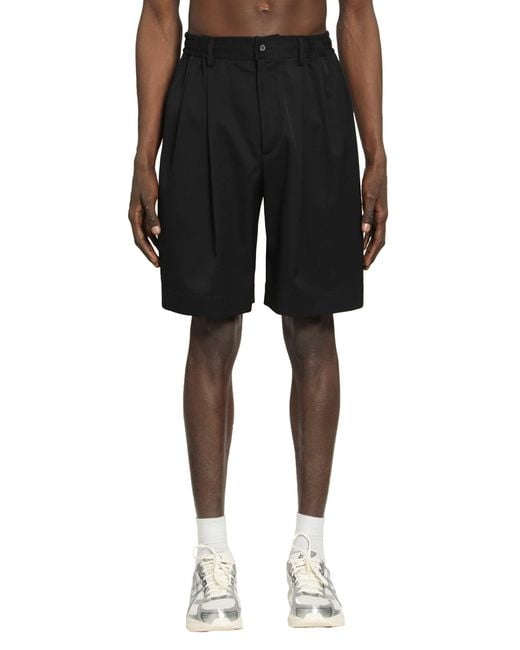 Ssstein Black Bermuda Shorts for men