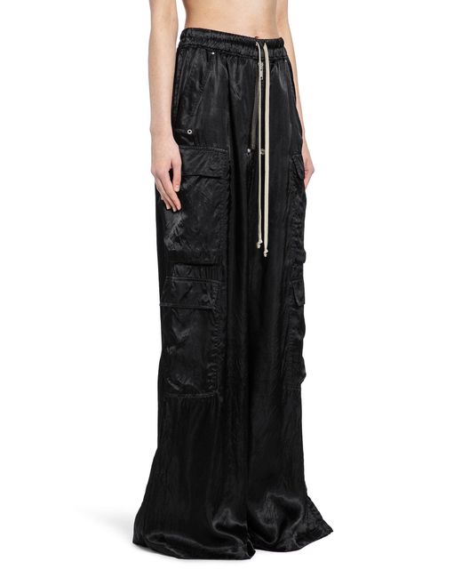 Rick Owens Black Temple Cargobelas Pants