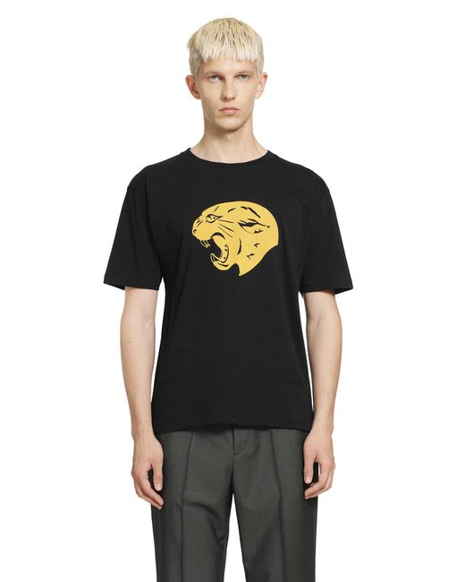 Valentino Black Printed T-Shirt for men