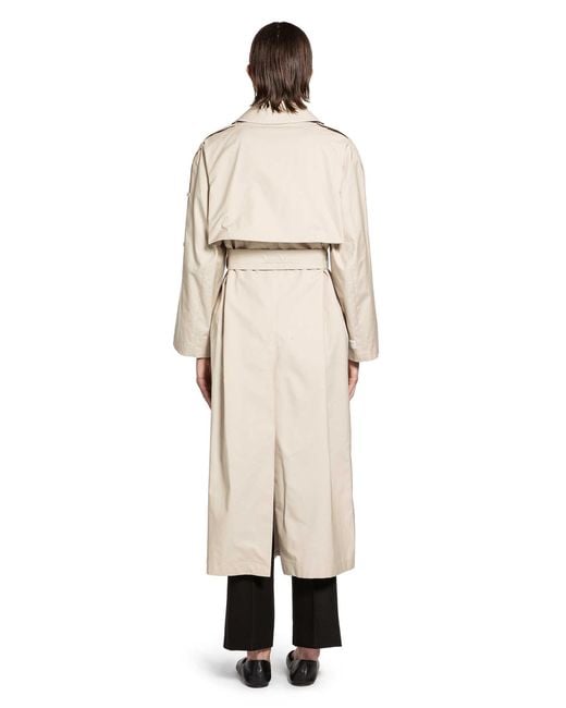 Max Mara Natural Wide Water-Repellent Twill Trench Coat