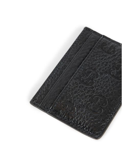 Gucci Black Mini Leather Card Case