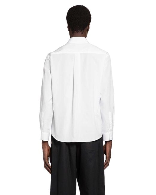 Simone Rocha White Classic Shirt With Embroidery for men
