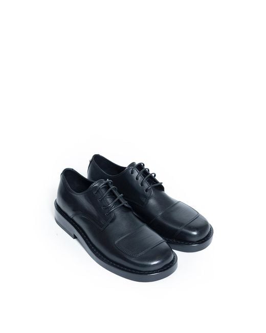 Ann Demeulemeester Blue Alert Derby Shoes for men