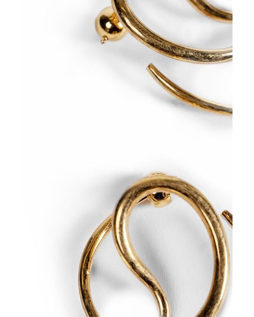 Panconesi Metallic P Continua Earrings for men