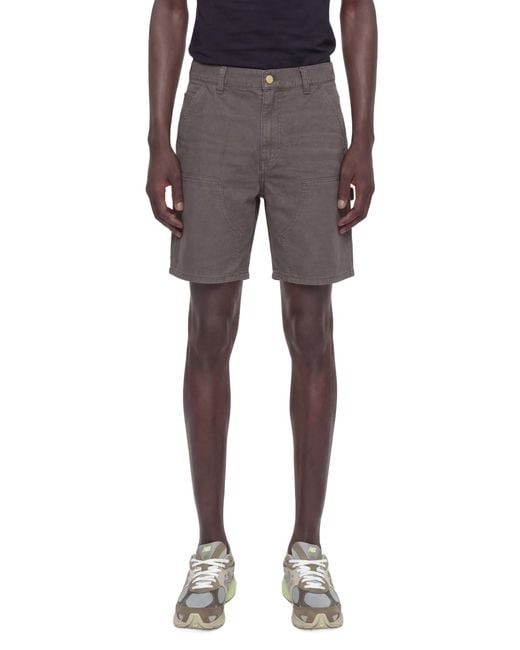 Carhartt Gray Double Knee Shorts for men