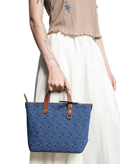 Fendi Blue Tote Bags for men
